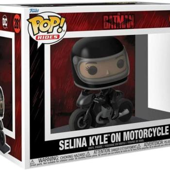 Funko POP! Rides: The Batman - Selina Kyle on Motorcycle figura #281 kép