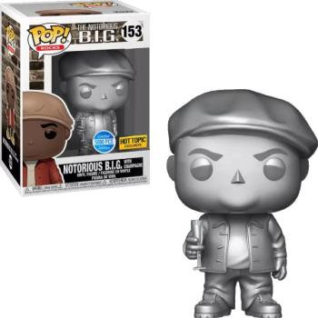 Funko Pop! Rocks: Notorious B.I.G. with Champagne (Metallic) figura #153 kép