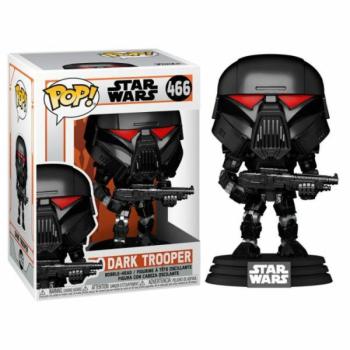 Funko POP! Star Wars Mandalorian - Dark Trooper (Battle) figura #466 kép