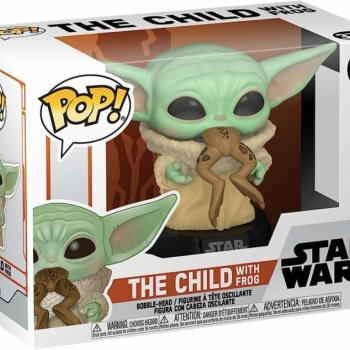 Funko POP! Star Wars: The Mandalorian - The Child with Frog figura #379 kép