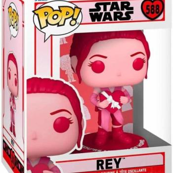 Funko POP! Star Wars: Valentines - Rey figura #588 kép