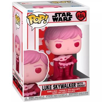 Funko POP! Star Wars: Valentines S2 -  Luke & Grogu figura #494 kép