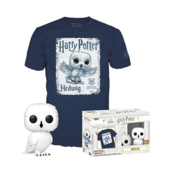 Funko Pop! & Tee: Harry Potter - Hedwig figura és póló (L) kép