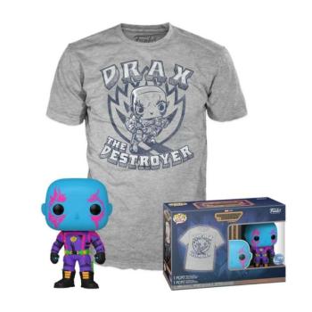 Funko POP!&Tee: Marvel GOTG3 - Drax figura és póló (M) kép