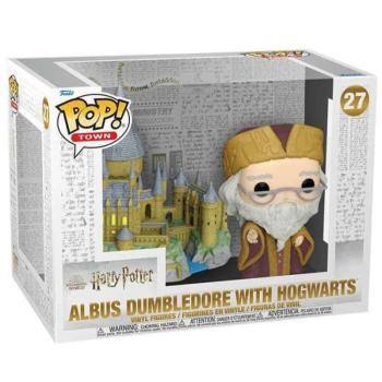 Funko POP! Town: Harry Potter Anniversary - Dumbledore with Hogwarts figura #27 kép