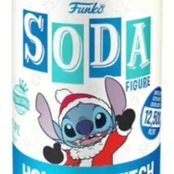 Funko Vinyl Soda: Lilo & Stitch - Holiday Stitch figura kép