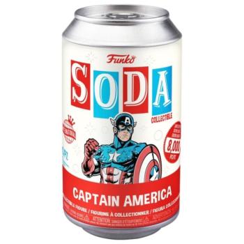 Funko Vinyl Soda: Marvel - Captain America figura kép