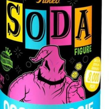 Funko Vinyl Soda: The Nightmare Before Christmas - Oogie figura (Black Light) kép