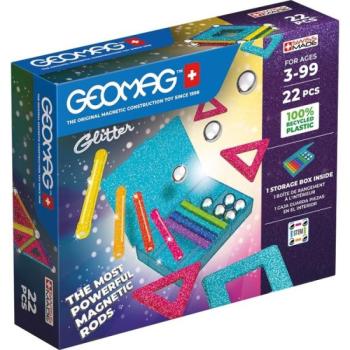 Geomag Glitter 22 db-os mágneses építőjáték kép