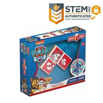 Geomag Magicube Mancs őrjárat építőkocka szett, 3 db-os - Marshall, Rubble, Zuma kép