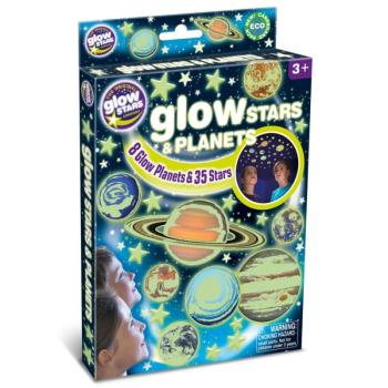 Glow Csillagok és Bolygók foszforeszkáló szett kép