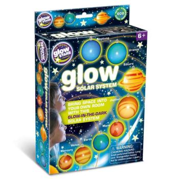 Glow Naprendszer, bolygók, foszforeszkáló szett kép