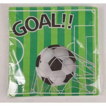 Goal! focilabda mintás szalvéta - 20 db-os kép