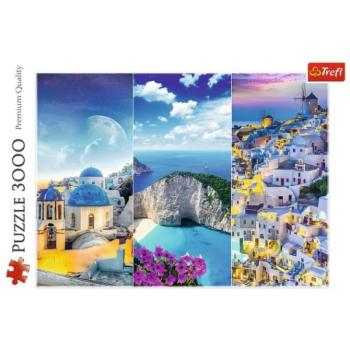 Görög vakáció 3000db-os puzzle - Trefl kép