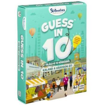 Guess in 10 - Találd ki 10 kérdésből, kaland a városon át oktató játék - Spin Master kép