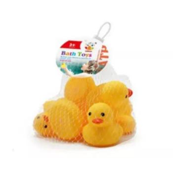 Gumikacsa fürdőjáték - 4 db-os kép