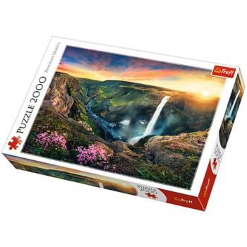 Haifoss vízesés, Izland puzzle 2000db-os - Trefl kép