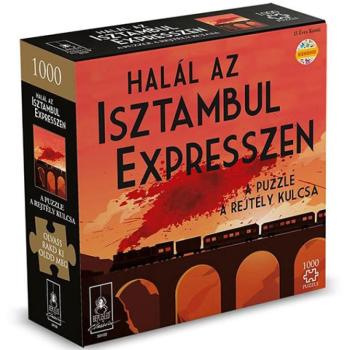 Halál az Isztambul expresszen puzzle rejtéllyel 1000db kép