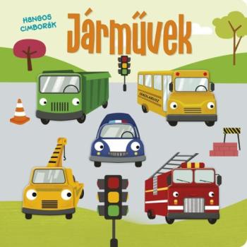 Hangos cimborák - Járművek hangmodulos könyv kép