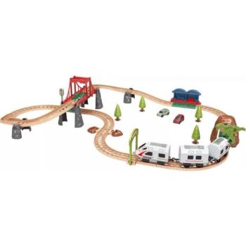 Hangot adó vasúti pálya szett kép