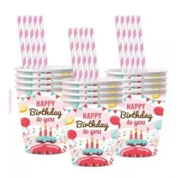 Happy Birthday! papírpohár - 10 db-os kép