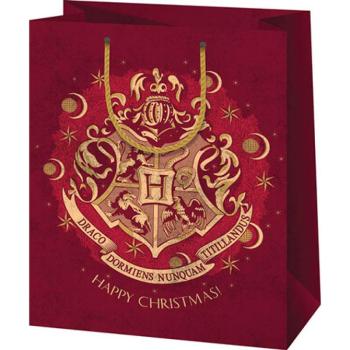 Harry Potter: Roxfort címer óriás méretű ajándéktáska 33x15x45cm kép