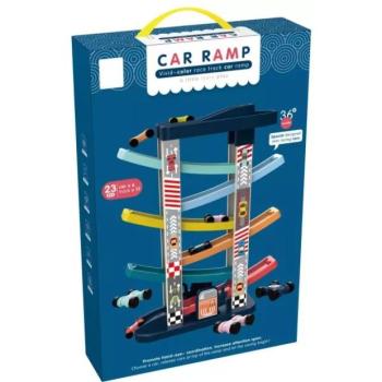 Hat emeletes autócsúszka kisautókkal kép