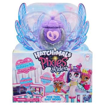 Hatchimals: Pixies Riders - Wilder Wings Pixies Lovasok: Pixie Twin játékszett kiegészítőkkel - Spin Master kép