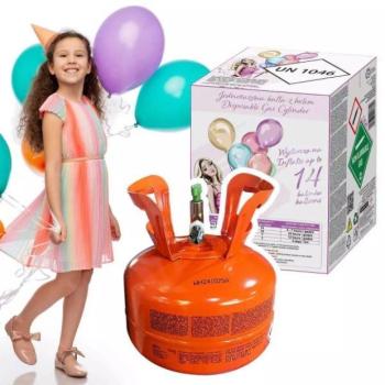 Hélium palack 14 db léggömbhöz kép