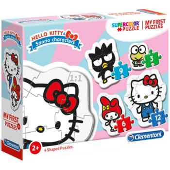 Hello Kitty 4 az 1-ben Supercolor formapuzzle - Clementoni kép