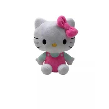 Hello Kitty és barátai: Hello Kitty plüssfigura - 23 cm, rózsaszín kép