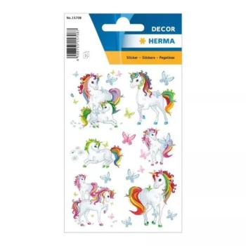 Herma: Unikornis mintás matrica kép