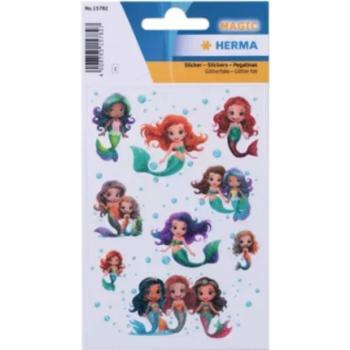 Herma: Varázslatos sellő mintás csillogós fóliamatrica kép