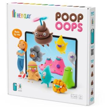 Hey Clay gyurma szett, nagy - Poop Oops kép