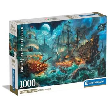 High Quality Collection - Kalóz támadás 1000 db-os puzzle - Clementoni kép