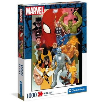 High Quality Collection: Marvel szuperhősök 80-as évek 1000db-os prémium HQC puzzle 69x50cm - Clementoni kép