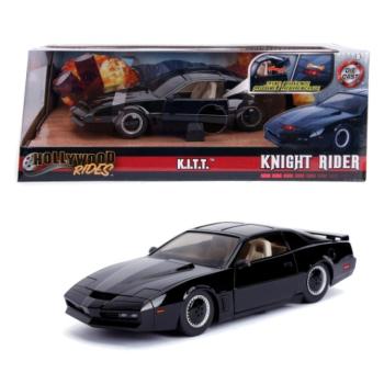 Hollywood Rides - Knight Rider: K.I.T.T. Knight 2000 fém autómodell 1/24 - Simba Toys kép