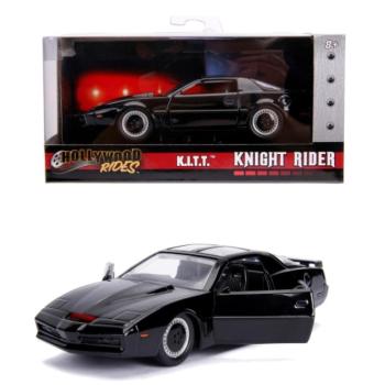 Hollywood Rides - Knight Rider: K.I.T.T. Knight 2000 fém autómodell 1/32 - Simba Toys kép