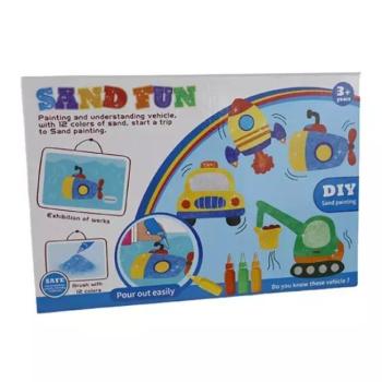 Homokfestő készlet - Közlekedés kép