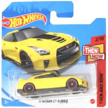 Hot Wheels: '17 Nissan GT-R (R35) sárga kisautó 1/64 - Mattel kép