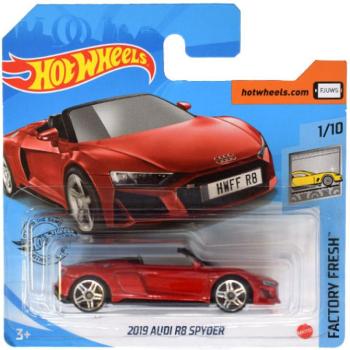 Hot Wheels: 2019 Audi R8 Spyder piros kisautó 1/64 - Mattel kép