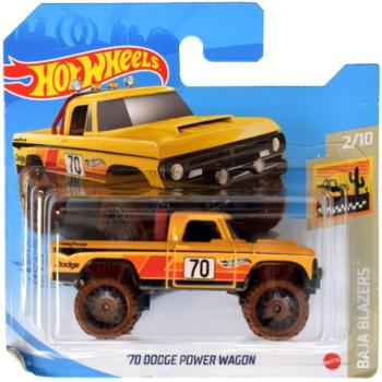 Hot Wheels: '70 Dodge Power Wagon kisautó 1/64 - Mattel kép