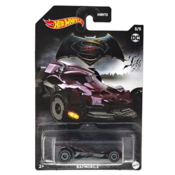 Hot Wheels: Batman bordó Batmobile kisautó 1/64 - Mattel kép