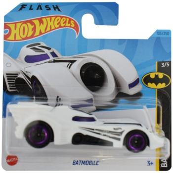 Hot Wheels: Batmobile fehér kisautó 1/64 - Mattel kép