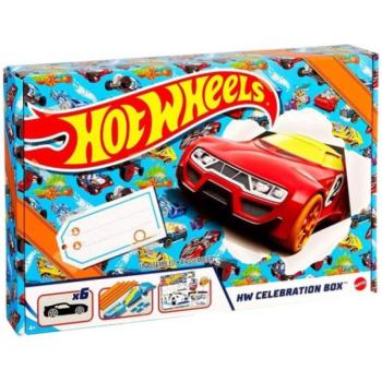 Hot Wheels: Celebration Box meglepetés szett 6db kisautóval - Mattel kép