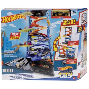 Hot Wheels City: 2 az 1-ben versenytorony játékszett - Mattel kép