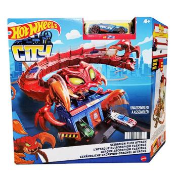 Hot Wheels: City Scorpion Flex Attack pályaszett - Mattel kép