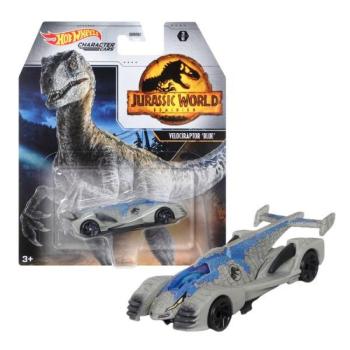 Hot Wheels: Jurassic World kisautó - Kék, a Velociraptor kép