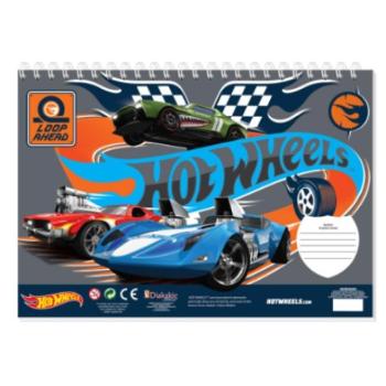 Hot Wheels kreatív színezhető vázlatfüzet matricákkal és sablonnal több változatban kép