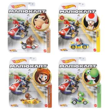 Hot Wheels: Mario Kart karakter kisautó - többféle kép